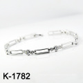 Fashion Sterling Silver Micro Pave Jewelry Bracelet (K-1782. JPG)